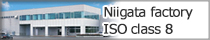 Niigata factory: ISO class 8