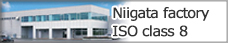 Niigata factory ISO class8
